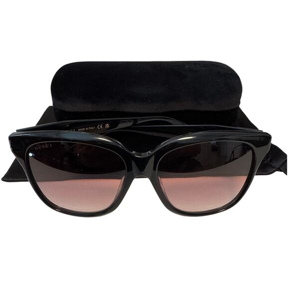 NWT‎ GUCCI GG1338S Sunglasses in Black-Red Gradient Lens main image 5